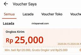 Akun Lazada Tidak Ada Voucher Gratis Ongkir